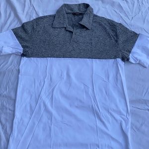 Collard Button Up Dress Shirt